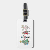 Nutcracker-Gepäckanhänger Gepäckanhänger (Vorderseite vertikal)