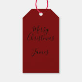 Nutcracker Geschenkanhänger (Rückseite)