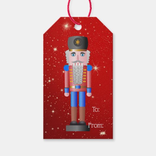 Nutcracker Geschenkanhänger (Vorderseite)