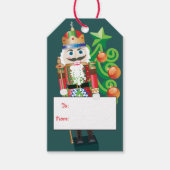 Nutcracker-Geschenkmarke Geschenkanhänger (Vorderseite)