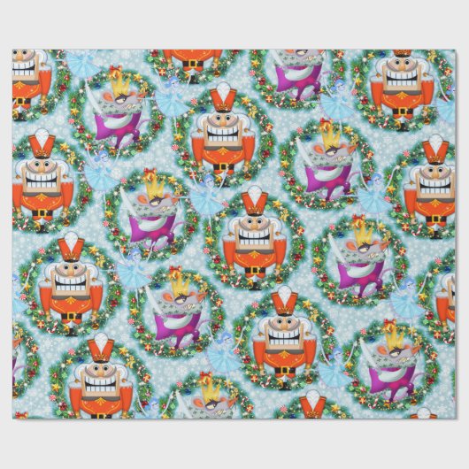 Nutcracker Geschenkpapier (Flach)
