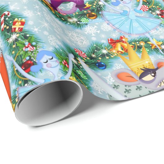 Nutcracker Geschenkpapier (Rolleneckpunkt)