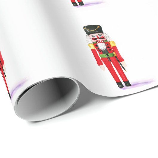 Nutcracker-Geschenkpapier Geschenkpapier (Rolleneckpunkt)