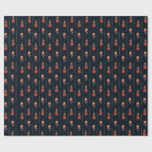 Nutcracker Geschenkpapier Weihnachten/Feiertag (Flach)