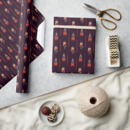 Nutcracker Geschenkpapier Weihnachten/Feiertag