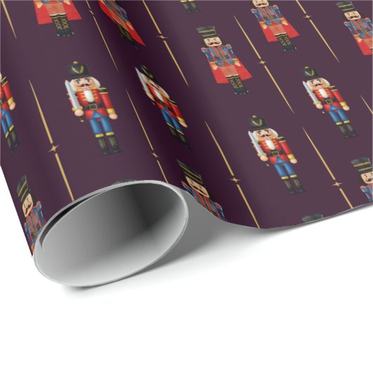 Nutcracker Geschenkpapier Weihnachten/Feiertag (Rolleneckpunkt)