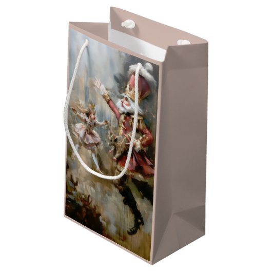 Nutcracker - Geschenktasche Kleine Geschenktüte (Rückseite Schrägansicht)