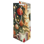 Nutcracker Geschenktüte Für Weinflaschen (Rückseite Schrägansicht)