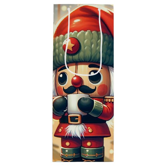 Nutcracker Geschenktüte Für Weinflaschen (Vorderseite)