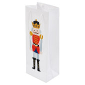 Nutcracker Geschenktüte Für Weinflaschen (Rückseite Schrägansicht)