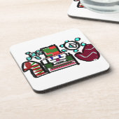 Nutcracker Getränkeuntersetzer (Linke Seite)