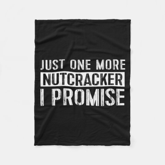 Nutcracker Gift Nutcracker Christmas Holiday Fleecedecke (Vorderseite)