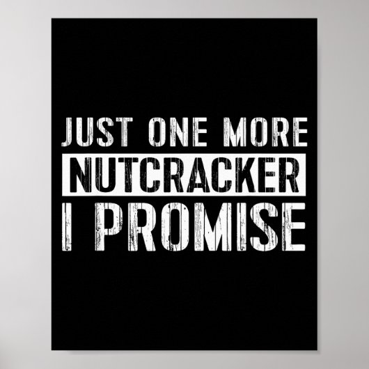 Nutcracker Gift Nutcracker Christmas Holiday Poster (Vorne)