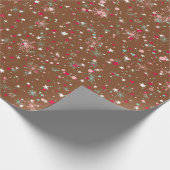 Nutcracker Gingerbrett Holiday Geschenkpapier (Ecke)
