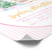 Nutcracker Girl Birthday Time Capsule Sign Poster (Ecke)