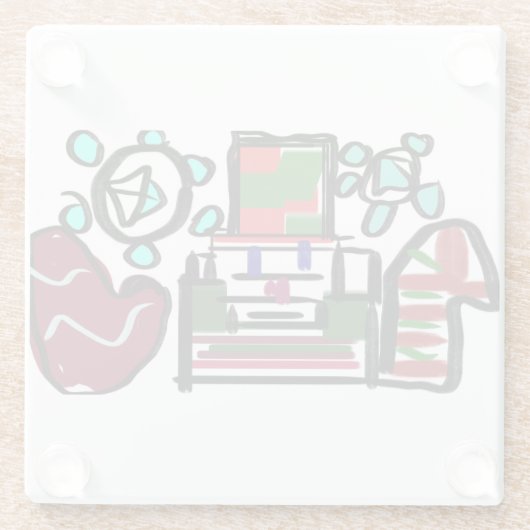 Nutcracker Glasuntersetzer (Rückseite)