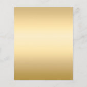 Nutcracker Gold Weihnachtszeit-Party Einladung (Rückseite)