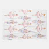 Nutcracker Grandmillennial Weihnachtshandtuch Geschirrtuch (Horizontal)