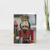 Nutcracker Guard Weihnachten Karte (Vorderseite)