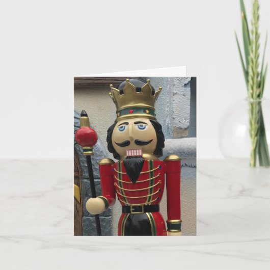 Nutcracker Guard Weihnachten Karte (Vorderseite)