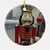 Nutcracker Guard Weihnachten Keramik Ornament (Hinten)