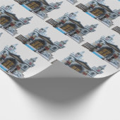 Nutcracker Guards und Santas Grotto Geschenkpapier (Ecke)