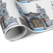 Nutcracker Guards und Santas Grotto Geschenkpapier (Rolleneckpunkt)