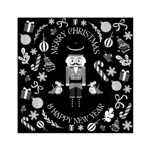 Nutcracker Gummistempel (Prägung)