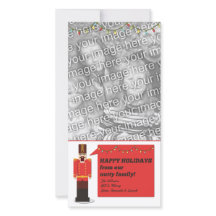 Nutcracker Happy Holidays, Vorlage für Fotokarten