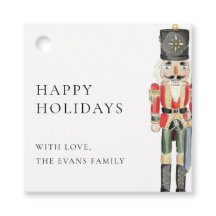 Nutcracker Happy Holidays Weihnachtsgeschenke Tags