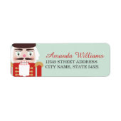 Nutcracker Holiday Address Labels (Vorne)