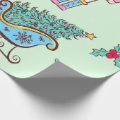 Nutcracker Holiday Ballet Geschenkpapier (Ecke)