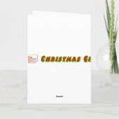 Nutcracker Holiday Cards Feiertagskarte (Rückseite)