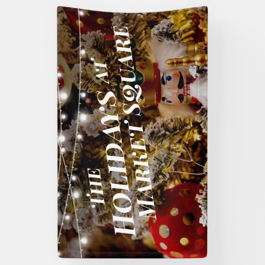Nutcracker Holiday Foto Banner (Vertikal)
