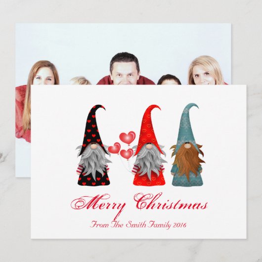 Nutcracker Holiday Foto Feiertagskarte (Vorne/Hinten)