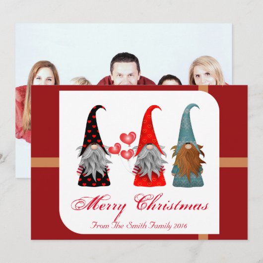 Nutcracker Holiday Foto Feiertagskarte (Vorne/Hinten)