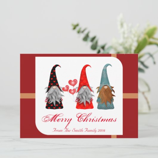 Nutcracker Holiday Foto Feiertagskarte (Stehend Vorderseite)