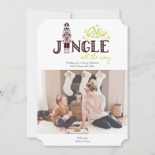 Nutcracker Holiday Foto-Karte Feiertagskarte