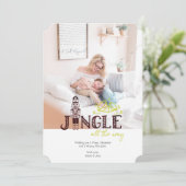 Nutcracker Holiday Foto-Karte Feiertagskarte (Stehend Vorderseite)