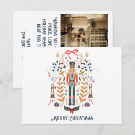 Nutcracker Holiday Foto Weihnachtskarte Mitteilungskarte
