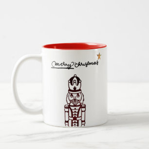 Nutcracker Holiday Frohe Weihnachten Zweifarbige Tasse