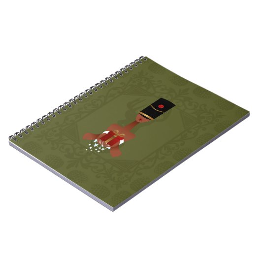 Nutcracker Holiday Geschenk Weihnachts-Spiral-Note Notizblock (Linke Seite)