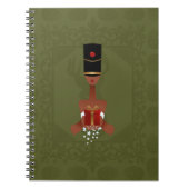 Nutcracker Holiday Geschenk Weihnachts-Spiral-Note Notizblock (Vorderseite)