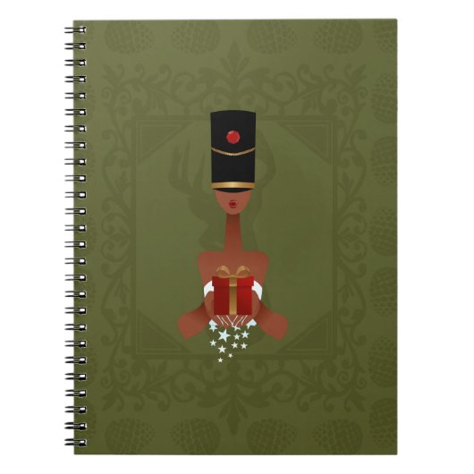 Nutcracker Holiday Geschenk Weihnachts-Spiral-Note Notizblock (Vorderseite)
