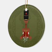 Nutcracker Holiday Geschenk Weihnachtsdekoration Keramik Ornament (Links)
