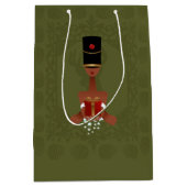 Nutcracker Holiday Geschenk Weihnachtsgeschenk Tas Mittlere Geschenktüte (Vorderseite)