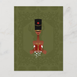 Nutcracker Holiday Geschenk Weihnachtskarte Feiertagspostkarte