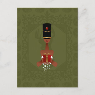 Nutcracker Holiday Geschenk Weihnachtskarte Feiertagspostkarte