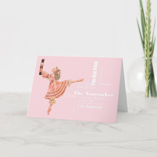 Nutcracker Holiday Grußkarte Feiertagskarte (Vorderseite)