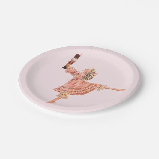 Nutcracker Holiday Paper-Teller Pappteller (Schrägansicht)